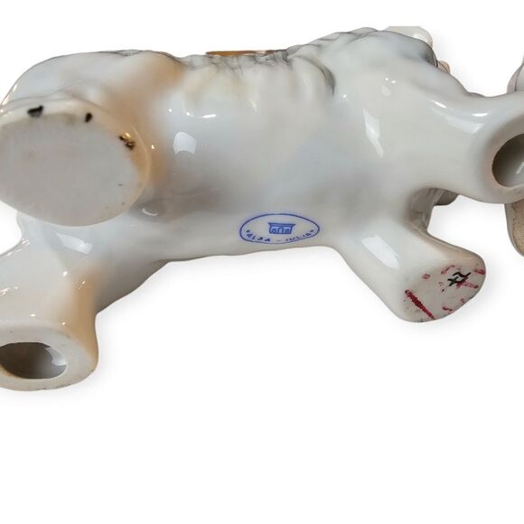 Vintage Romanian Porcelain Dog Collection Cocker Spaniel Dalmation Scottie - Picture 12 of 14